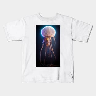 Jellyfish in full bloom Kids T-Shirt